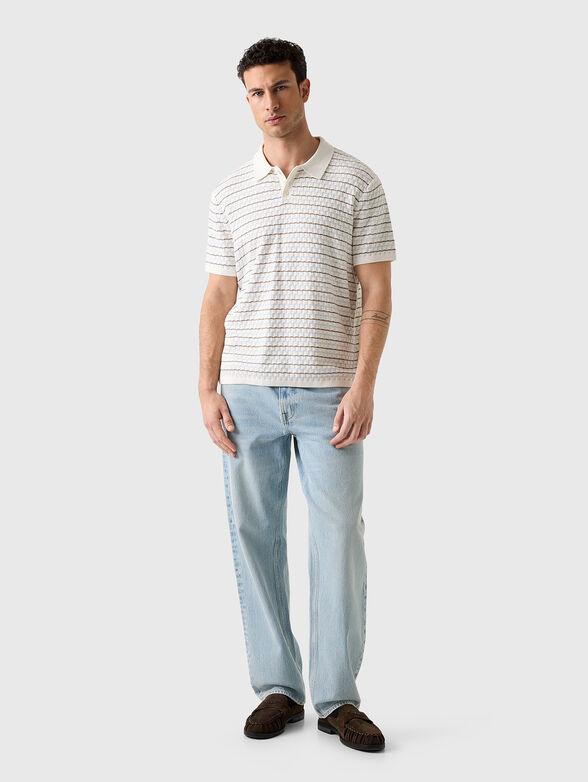 Striped cotton-blend sweater - 2