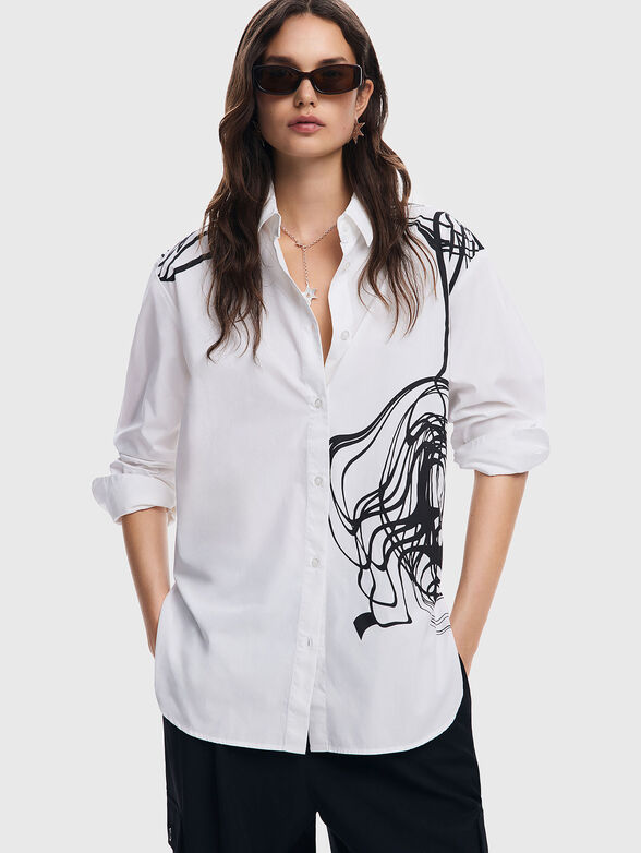 FUKUOKA LACROIX shirt with abstract print - 1