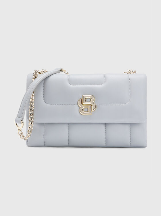 Quilted crossbody bag with gold details - 1