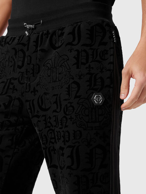 GOTHIC PLEIN printed joggings - 4