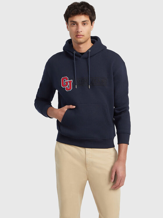 Sweatshirt with logo embroidery - 1