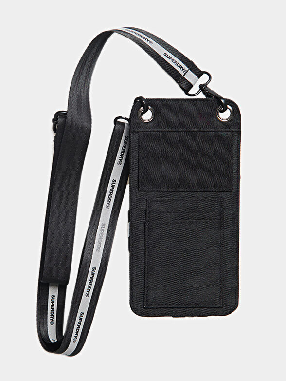 Phone pouch in black color - 1