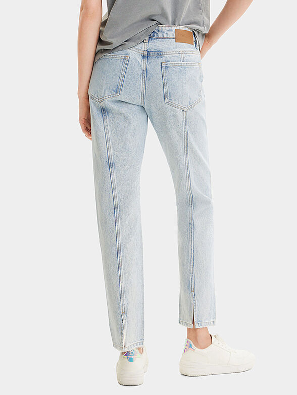 Blue jeans with gemstones - 2