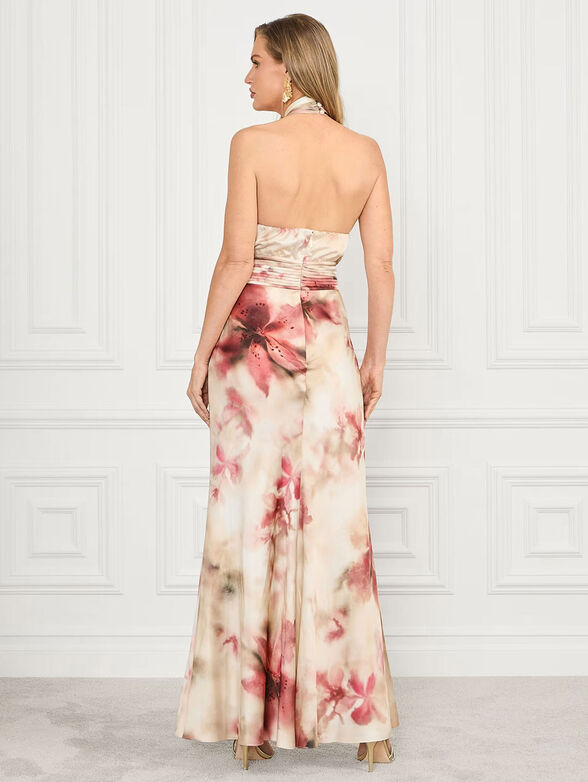 BIANCA maxi dress with floral print - 2
