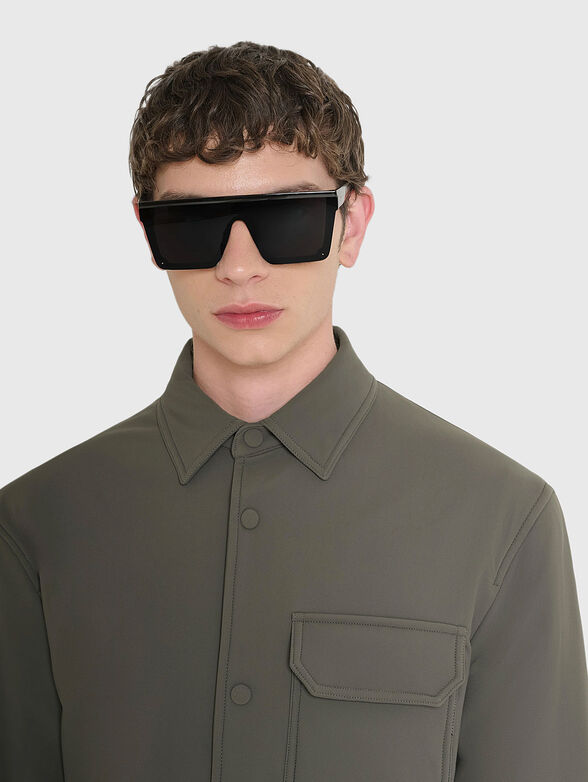 Jacket with classic collar and buttons - 3