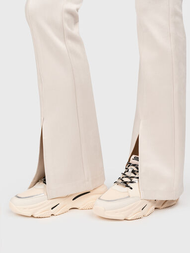 Black suede pants - 4