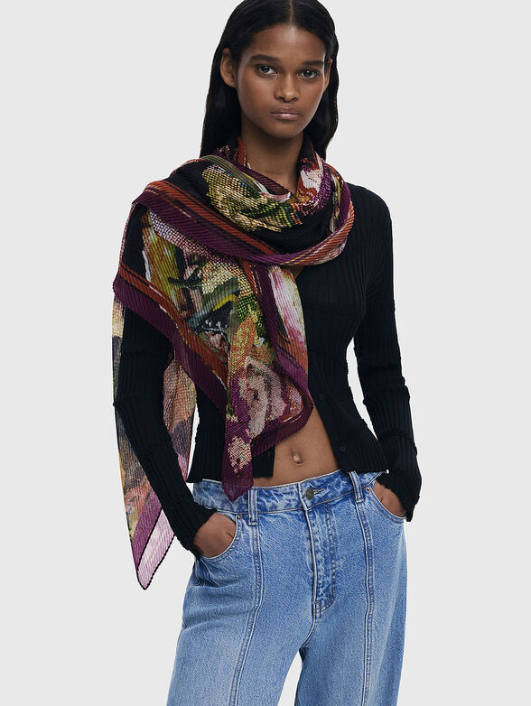 Scarf with print - 2