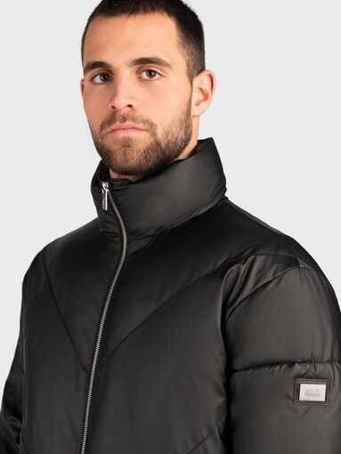 Black puffer jacket - 4