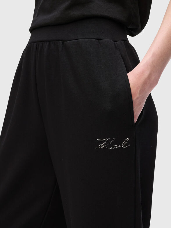 Rhinestone sweatpants - 3