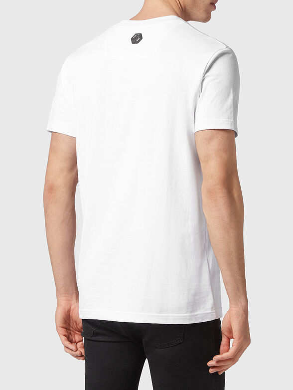 Cotton T-shirt with print - 3