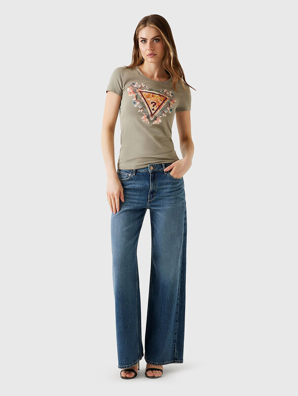 Cotton T-shirt with logo - 2
