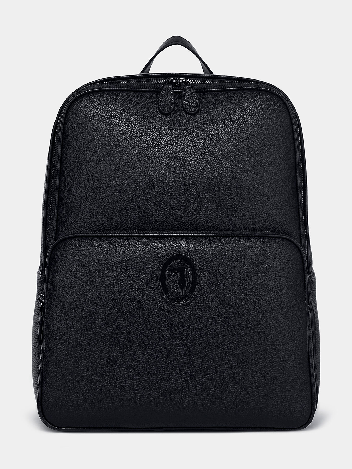 Backpack in black color brand TRUSSARDI — Globalbrandsstore