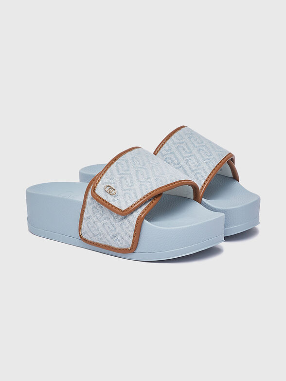 MYKONOS 04 platform sandals with monogram - 2