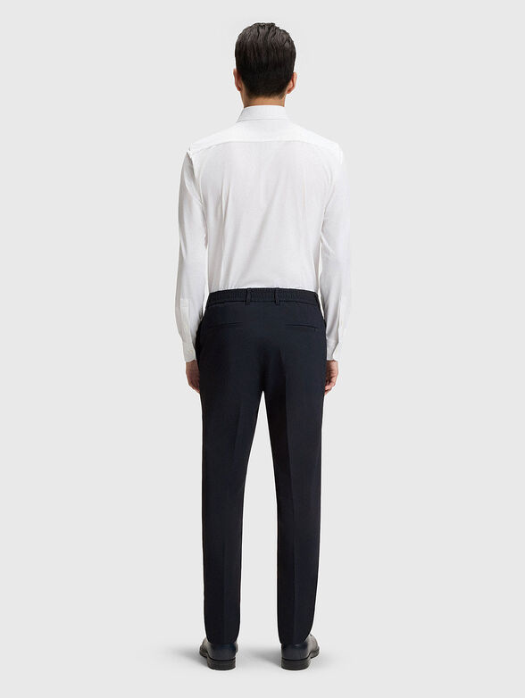 Slim trousers with micro logo - 2