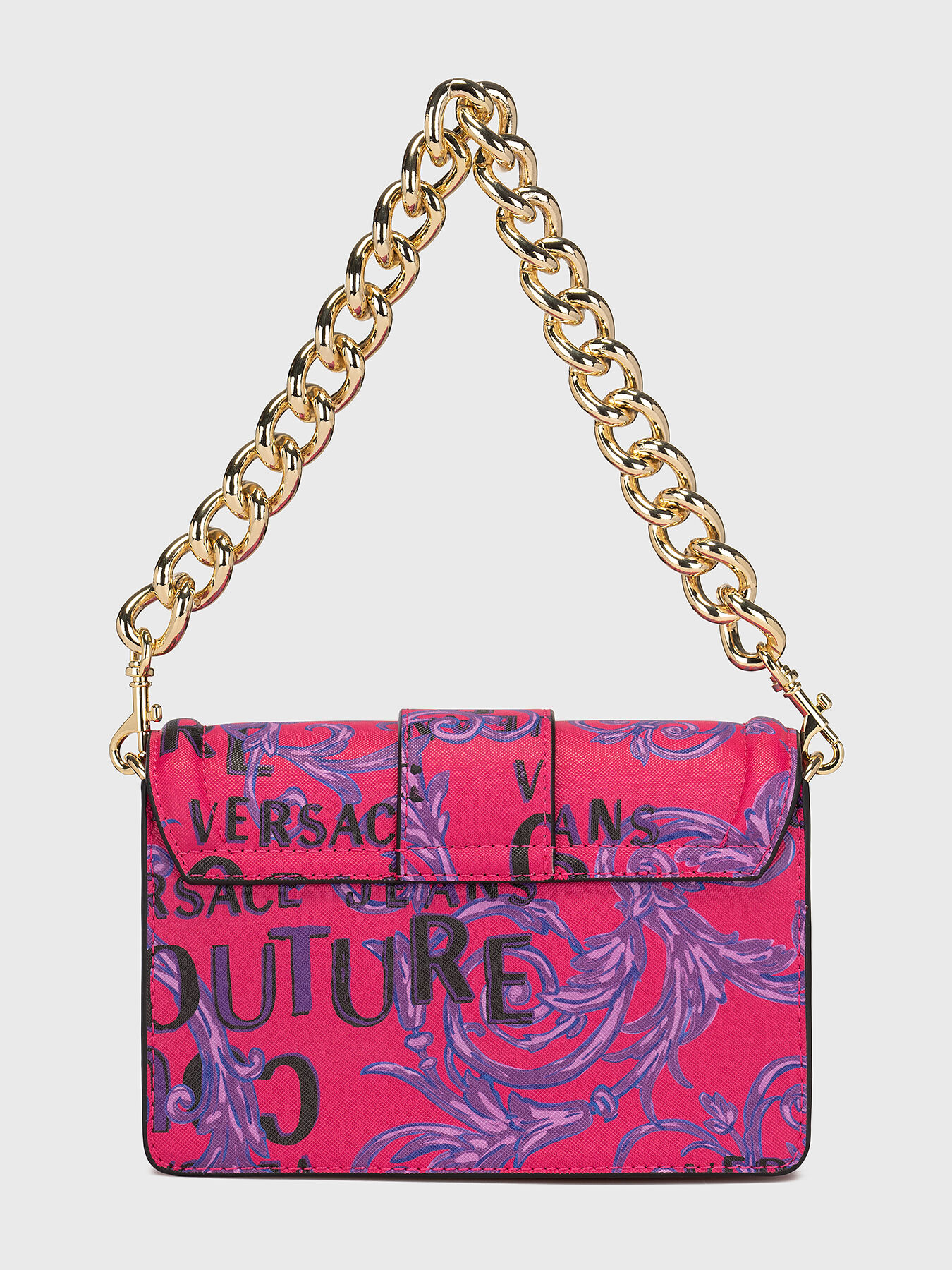 GIANNI VERSACE　 カラフルバック GIANNI VERSACE Floral Silk Clutch Bag w/ Mirror Medusa Head from S