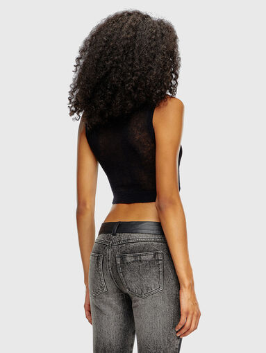 M-AROSTICA top in black - 3