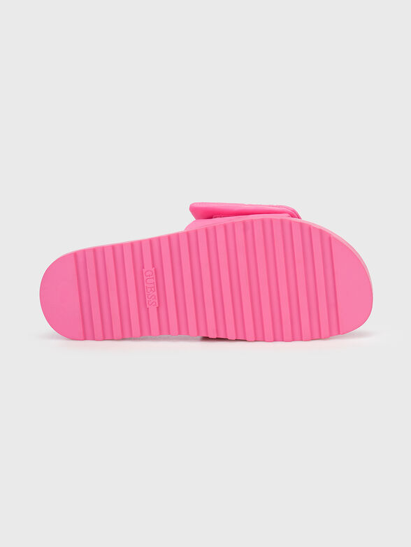 FABIO black slippers with 4G logo details - 5