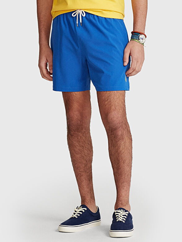Blue swim boxer - 1