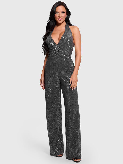 Gold sequin jumpsuit