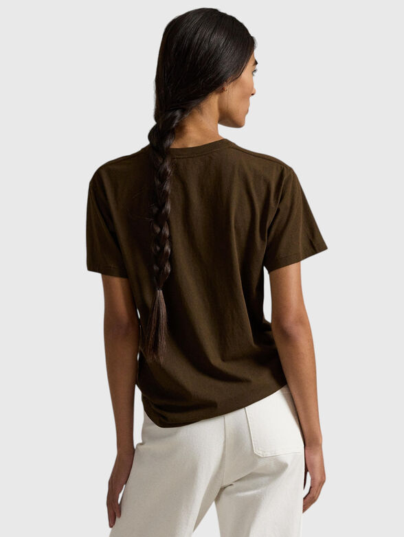 POLO BEAR cotton T-shirt in brown - 3