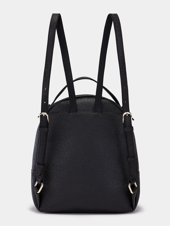 Black backpack with logo detail - 2