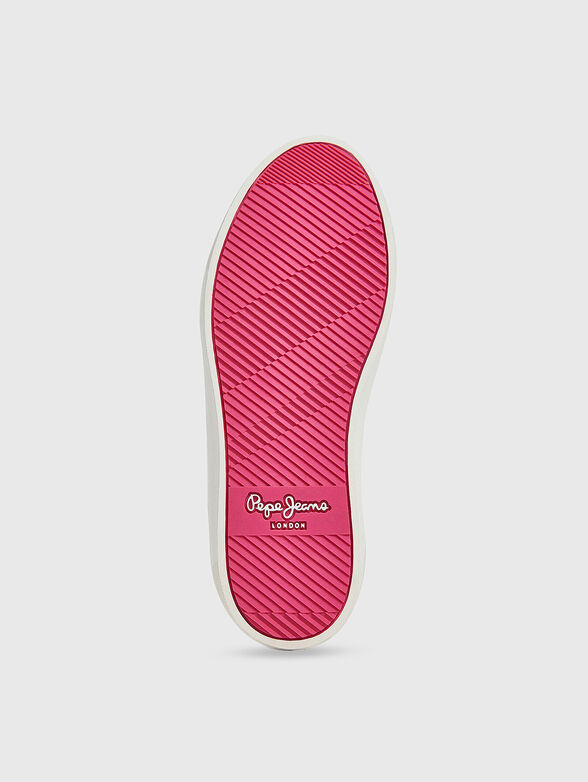 Leather sneakers CAMDEN STREET W with colour details - 5