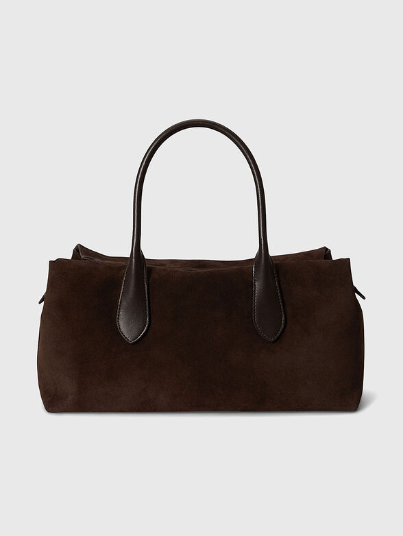 Suede bag with logo - 2