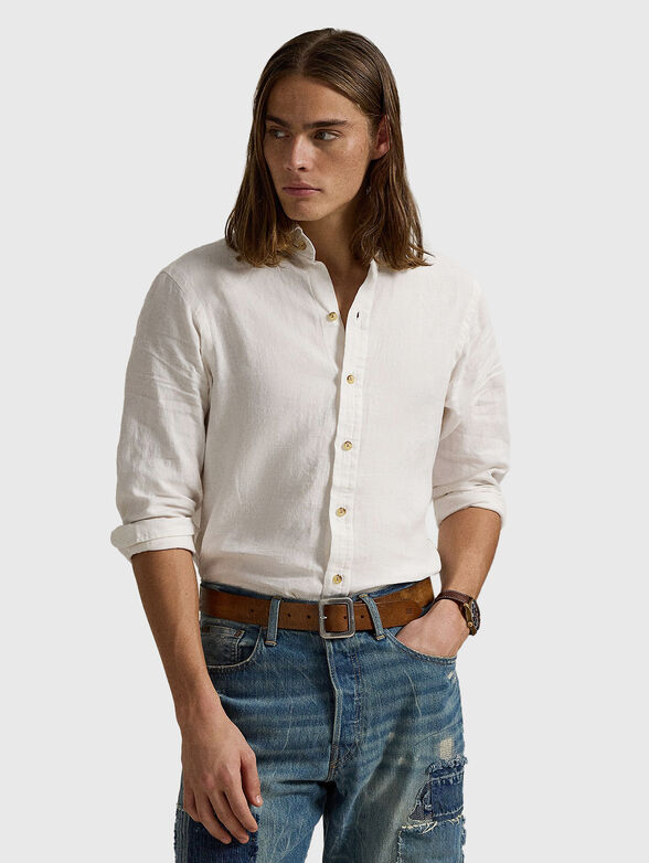 White linen shirt - 0