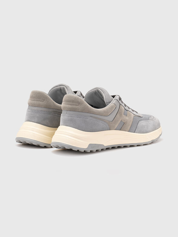 Sneakers with mesh details and suede - 3