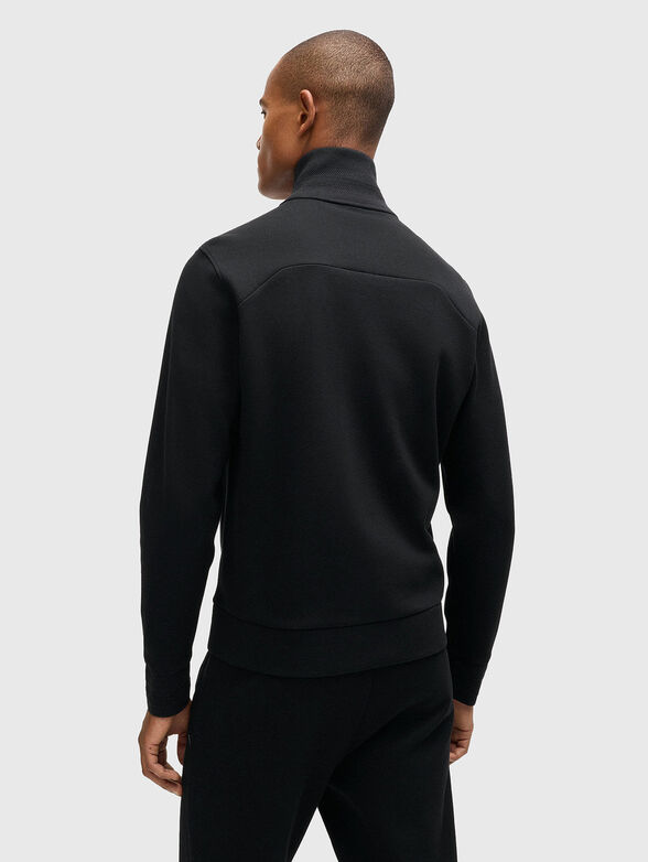 Sweatshirt with polo collar and zip - 2