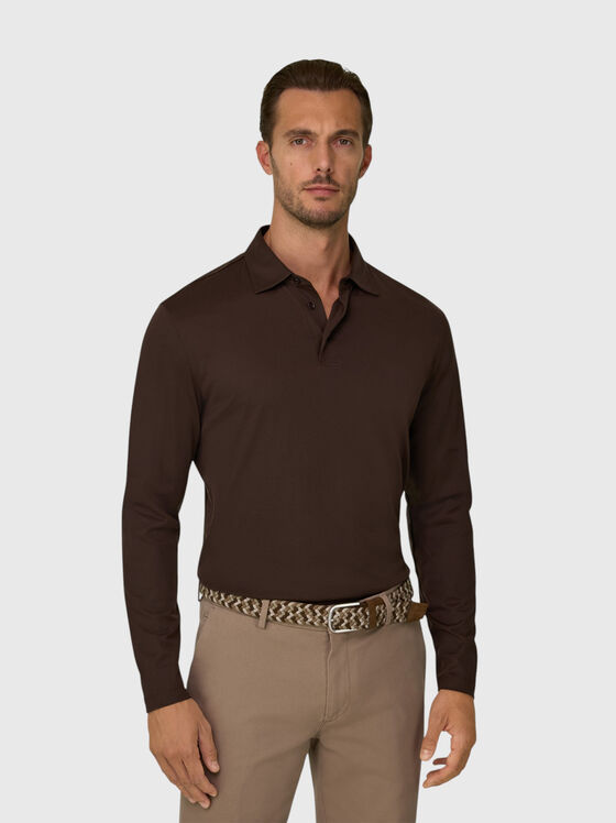Brown polo-shirt - 1
