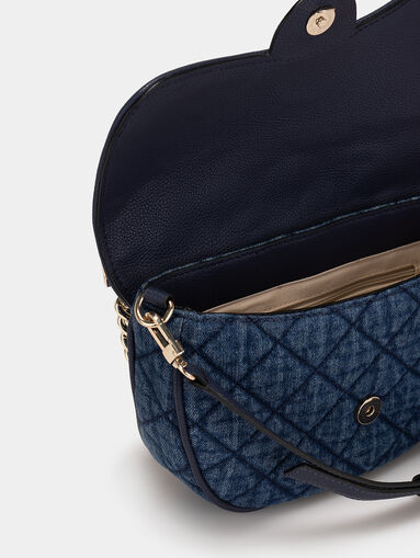 GILLIAN denim bag with quilted effect - 5