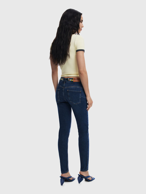 ARIZONA skinny jeans with floral embroidery - 1