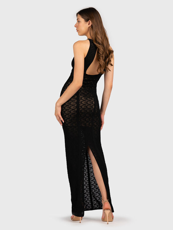 BELLE maxi dress with cut-out detail on the back - 2