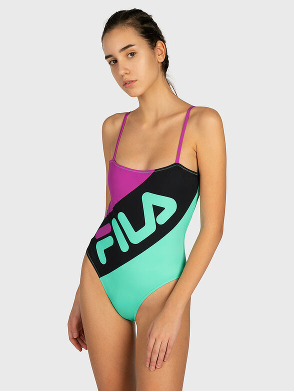 MEI One-piece swimsuit with maxi logo  - 1