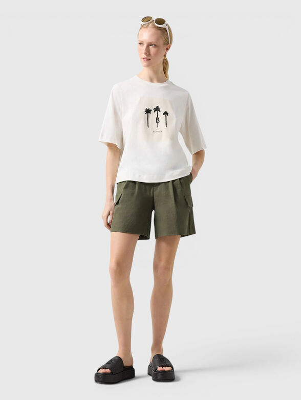DOROTHY T-shirt with embroidered floral motifs - 2