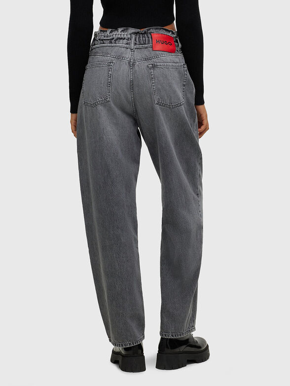 GLORILDE grey high waist jeans - 2