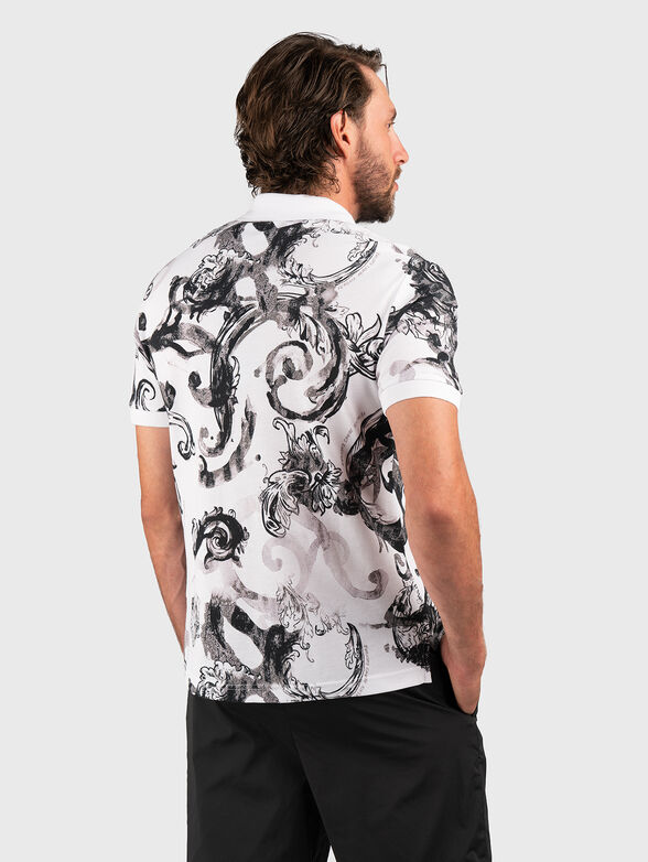 Polo shirt with baroque motifs - 2