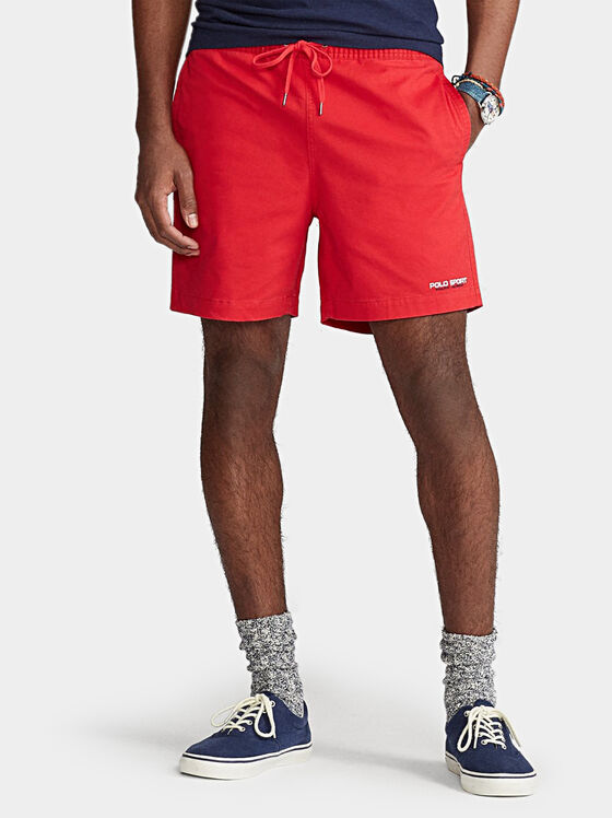 Спортен панталони в червен цвят - 1