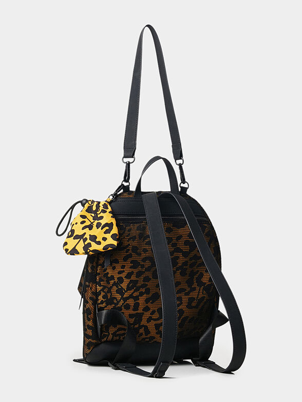 Small backpack with animal print - 4