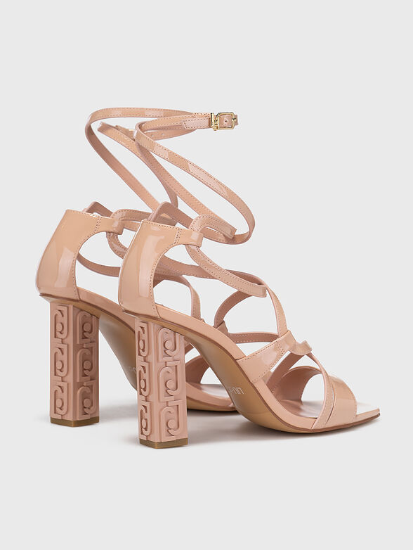 SERENA 05 beige sandals heel - 3