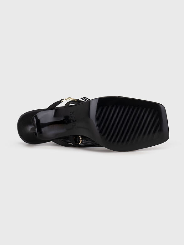 EMILY heeled sandals in black - 5