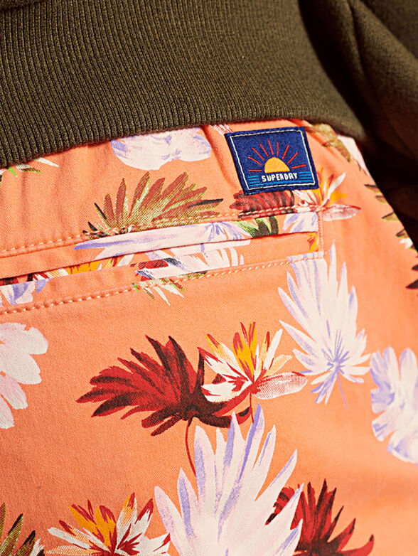Chino floral shorts - 4