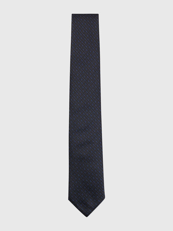 Tie with monogram print - 1