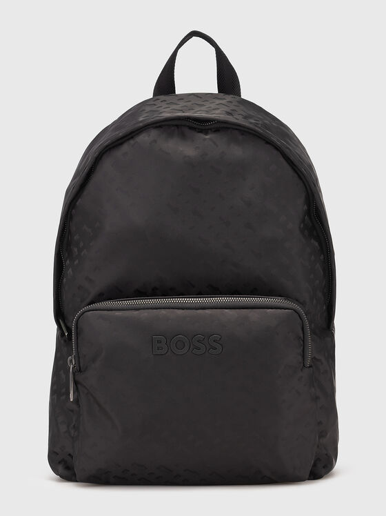 Backpack with monogram logo print - 1