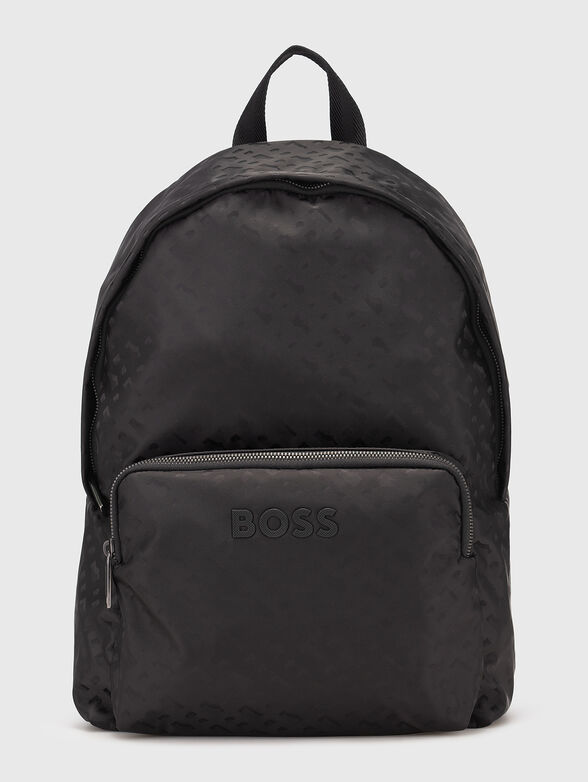 Backpack with monogram logo print - 1