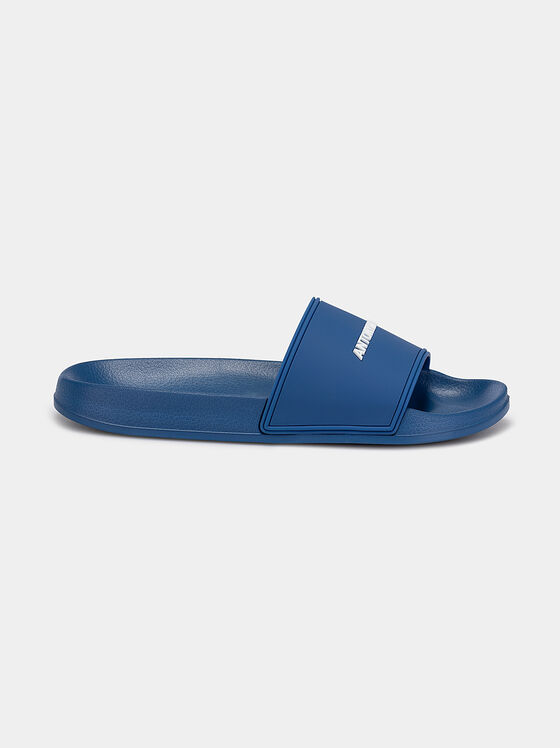 Плажни обувки HUB в син цвят - 1
