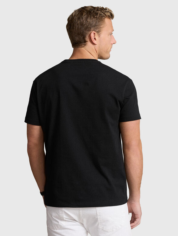 Black T-shirt with logo - 3