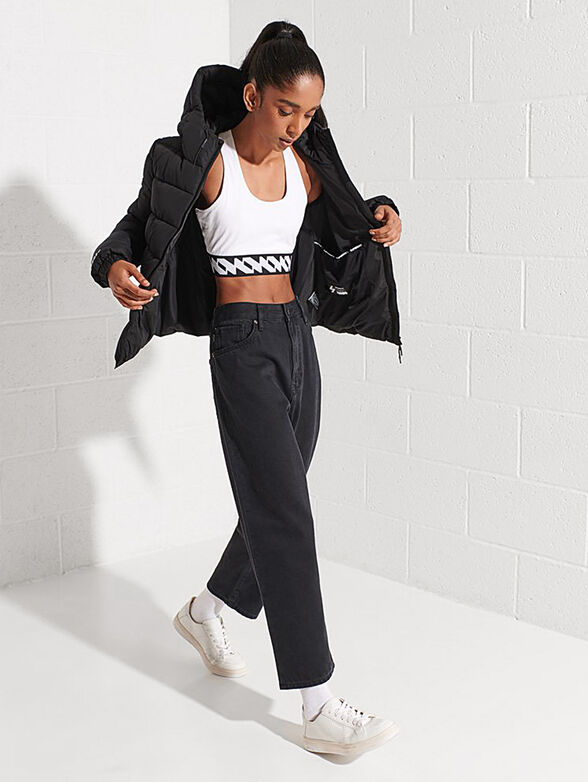 Hooded puffer jacket - 2