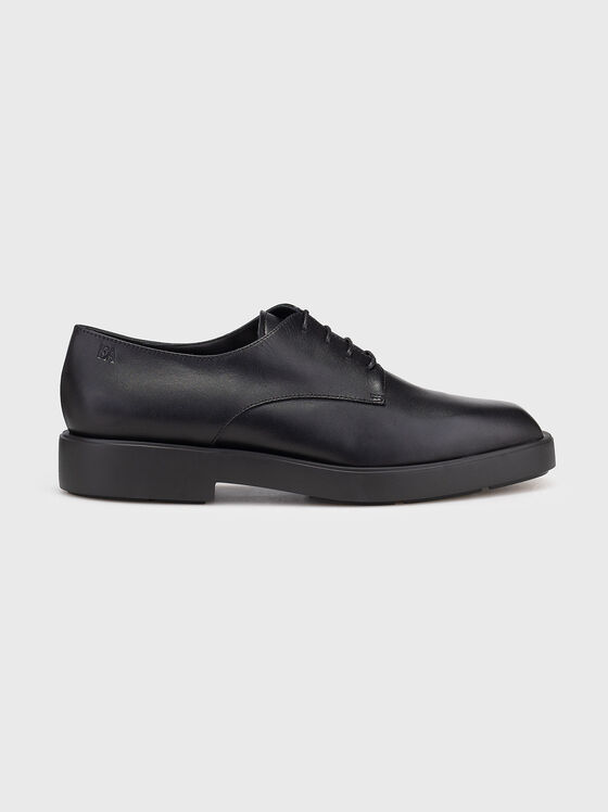 Leather shoes with logo detail - 1